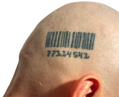 bar code tattoo. ar code tattoo.